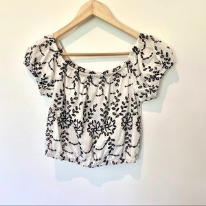 American Eagle Outfitters Off The Shoulder Top